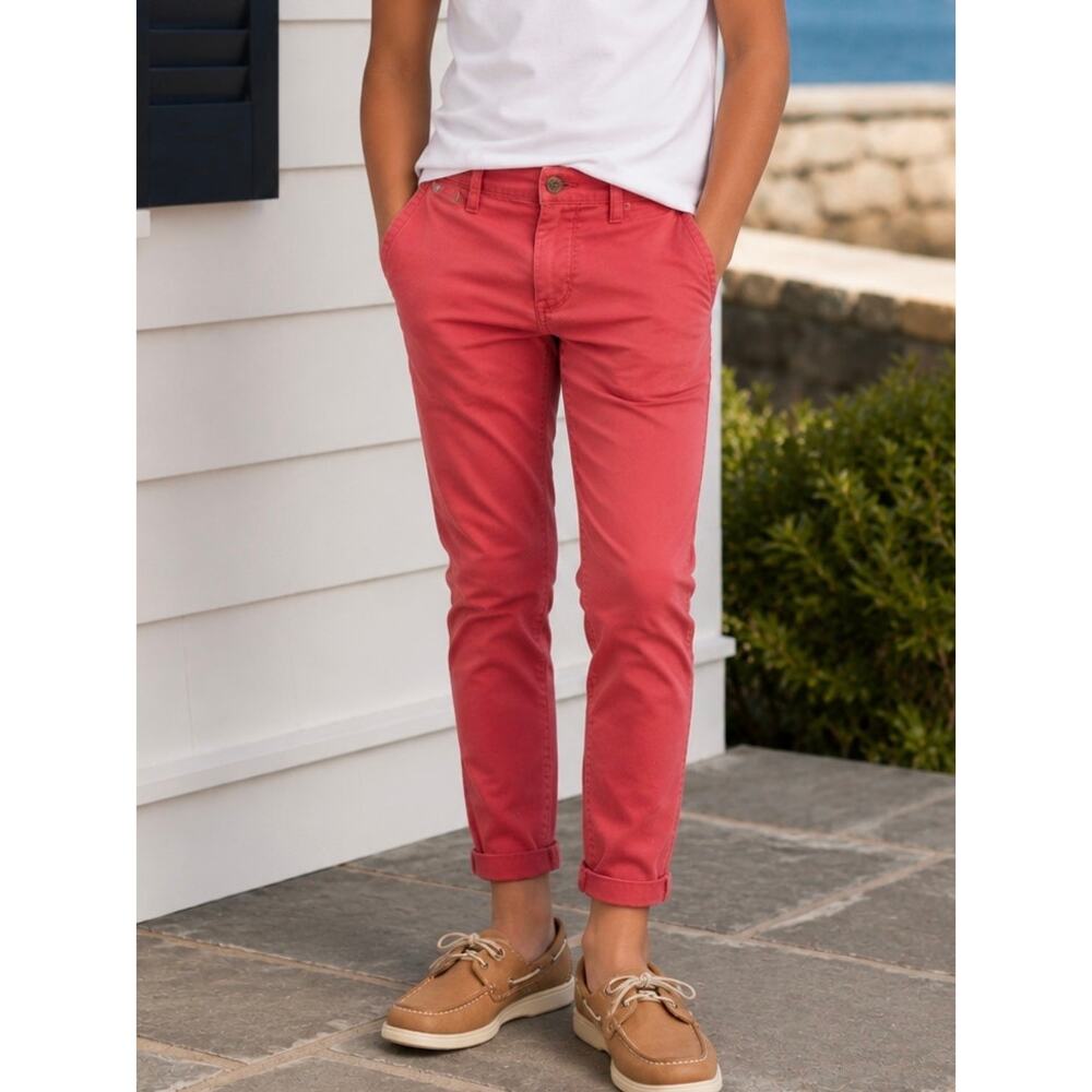 Crewcuts Coral-Pink Chino Pants for Kids